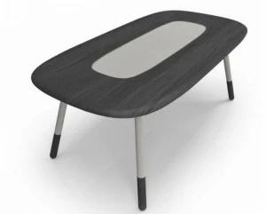 Huppé Прямоугольный обеденный стол из дуба и стекла Koval 2288v - 2290v