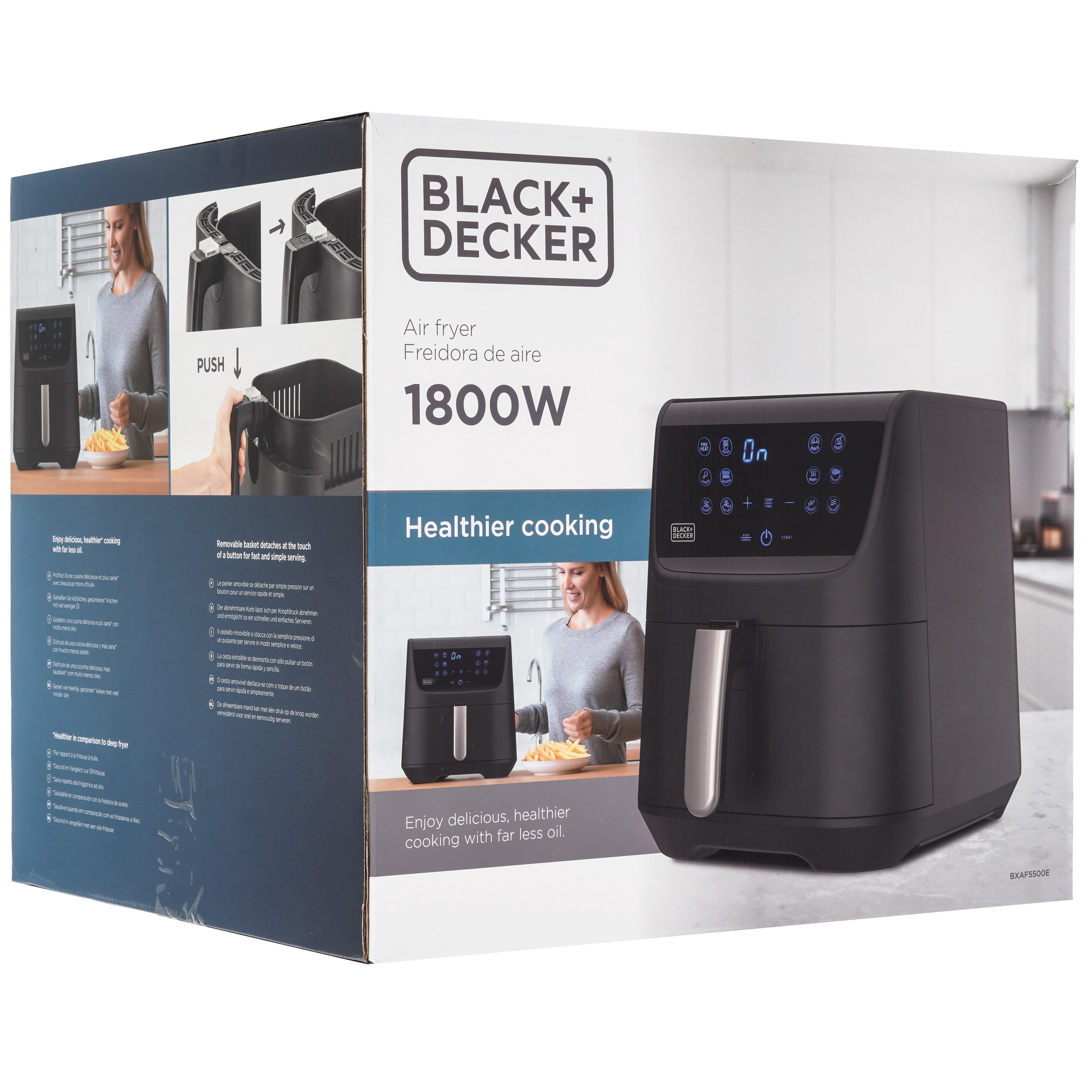 9056311 Аэрогриль Black+Decker BXAF5500E черный STDN-0051098 - Вид №6