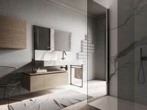 Ideagroup Подвесной умывальник с тумбой и зеркалом Dolcevita by aqua