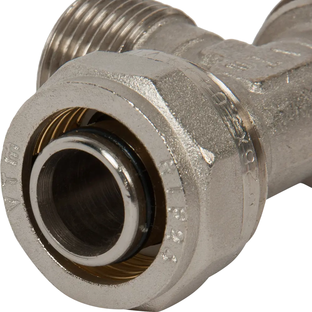 Тройник комбинированный Valtec 26x3/4"x26 мм НР никелированная латунь VTM.333 10520245 STLM-2120520  - Вид №3
