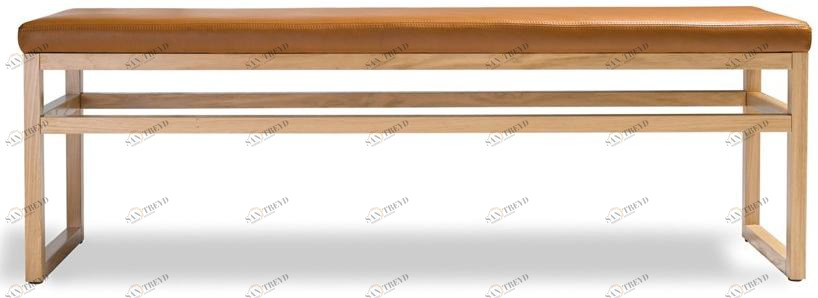 Duvivier Canapés Мягкая кожаная скамейка Marceau Marcxa96, marcxa97