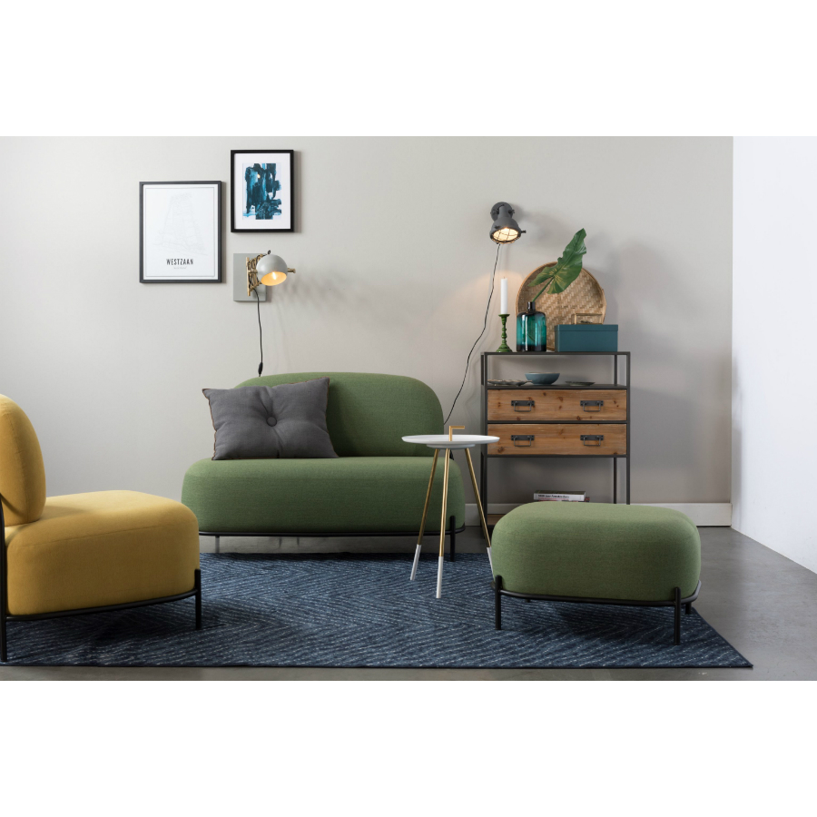 Лампа настенная Sarana, серая White Label Living 5400034 - Вид №2