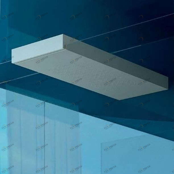 Moma Design Душевая лейка настенная Shower Glass белая Shower Wall SHGL80