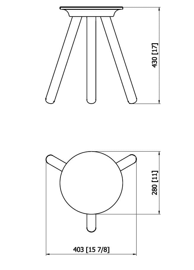 Деревянный табурет для ванной Rexa источник ARCH-00135910 - Вид №5