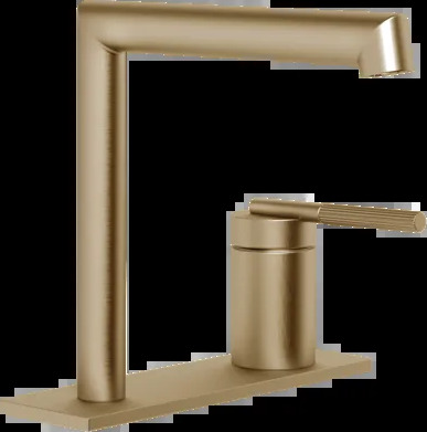 Смеситель для умывальника 63515 726 Gessi Ingranaggio ТЕПЛАЯ БРОНЗА BR. PVD