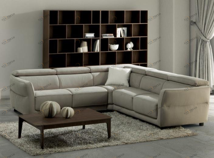 Natuzzi Угловой диван-кровать из ткани sun-id-1382136