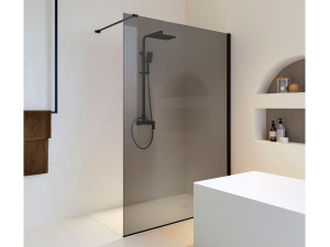 Алюминиевый и стеклянный душ