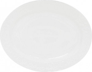 10562099 Haviland Блюдо овальное 40см "Фиджи, бриллиант" (глянцевый) Фарфор
