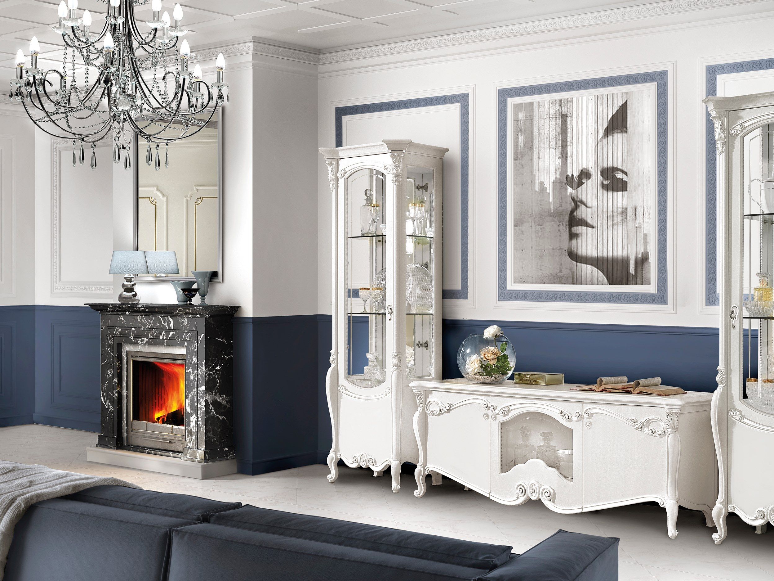 Деревянная витрина со встроенным освещением CASA +39 Пуччини ARCH-00125122 - Вид №1