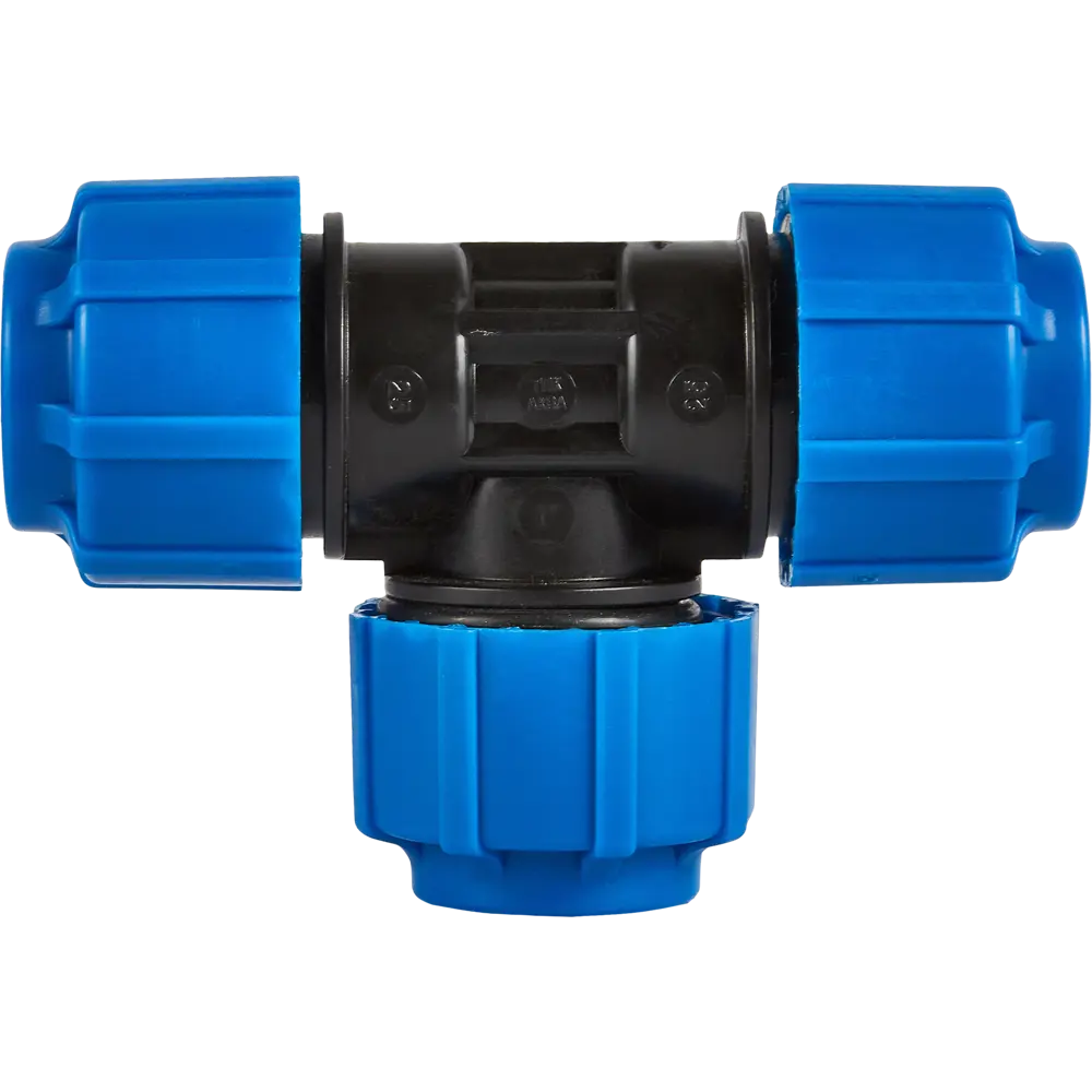 Тройник комбинированный ПОЛИТЭК для полиэтиленовых труб 25x1"x25 мм 82382663 STLM-1509233 - Вид №1