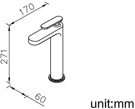 JUSTIME Смеситель для умывальника, однорычажный, из хромированной латуни Charming plus sun-id-1448723 - Вид №1