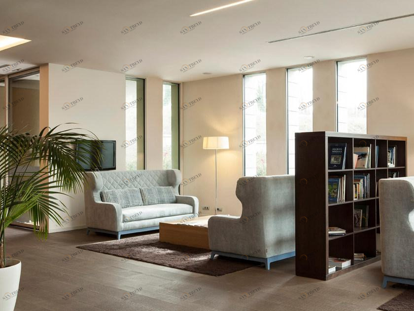 Milano Bedding Мягкий диван-кровать из ткани с высокой спинкой sun-id-1493161