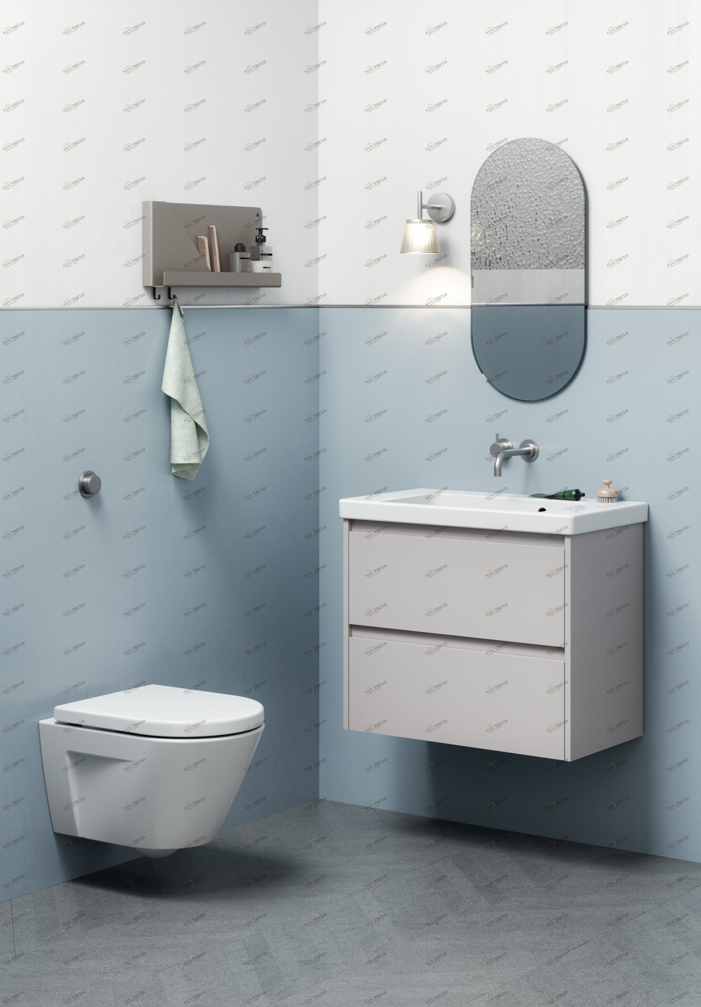 Умывальник  8632111 GSICERAMICA Norm 70x40 GSI ceramica