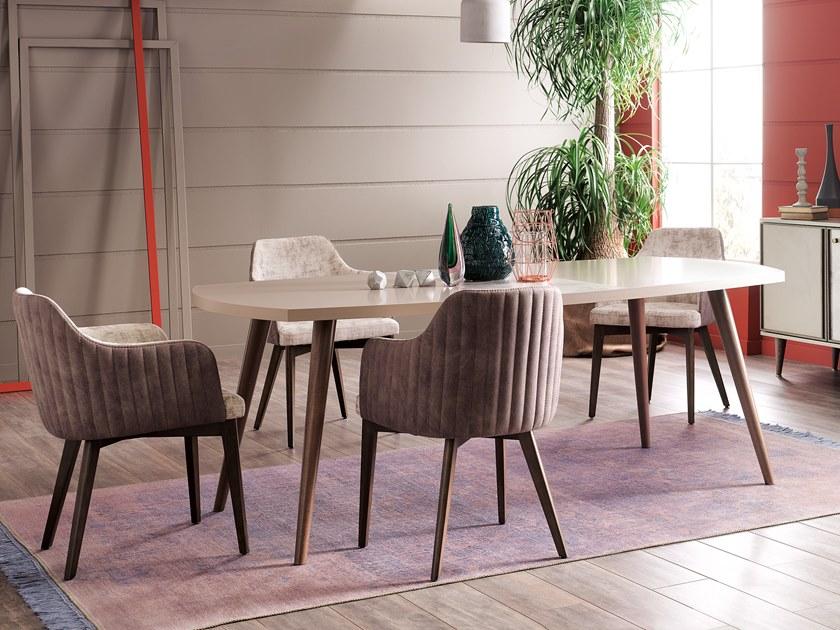 Enza Home Прямоугольный деревянный стол Praga sun-id-1488881 - Вид №1