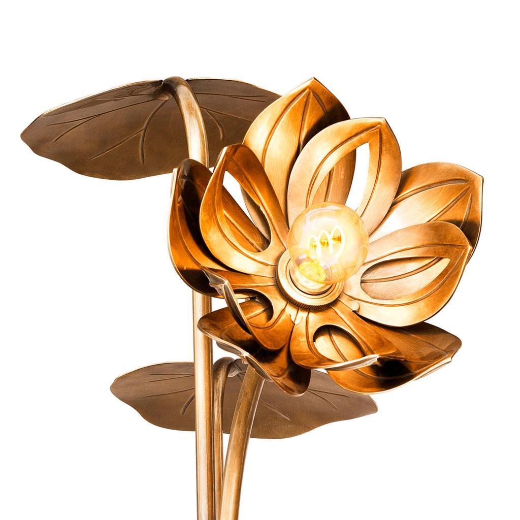 Настольная лампа Nizza от Eichholtz 111007 EICHHOLTZ ФЛОРИСТИКА, ЭЛИТНЫЕ 062155 Золото  - Вид №1