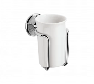 Gentry Home Керамический держатель стакана Queen Хром