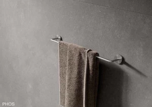 HS12-800G-K55 Полотенцесушитель изогнутый, из серии G для крепления на клей, ширина 80 см PHOS