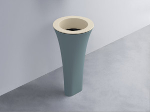 AMLA45-LN+AMPILT-N+AMCOLT-PL Раковина Amedeo Tondo отдельностоящая cielo Enjoy + Amedeo