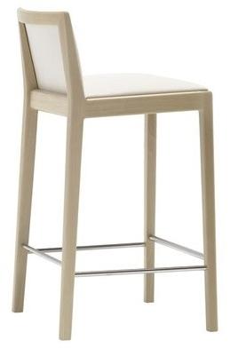 Andreu World Высокий табурет, обитый кожей Carlotta Bq0943 - Вид №1