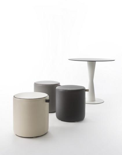 Segis Пуф из мягкой кожи Agorà Agora sun-id-1418490 - Вид №5