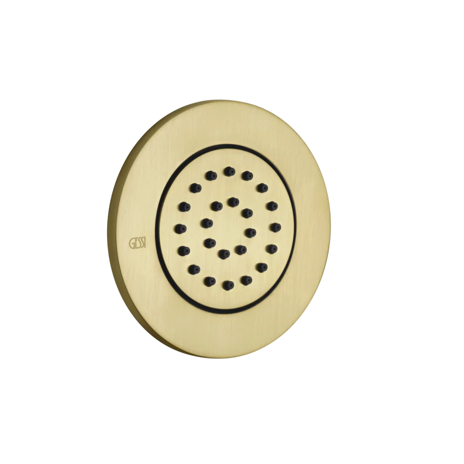 Корпус реактивного двигателя 32982 716 Gessi Ventaglio PVD С ЗОЛОТОЙ ЩЕТКОЙ 32982716