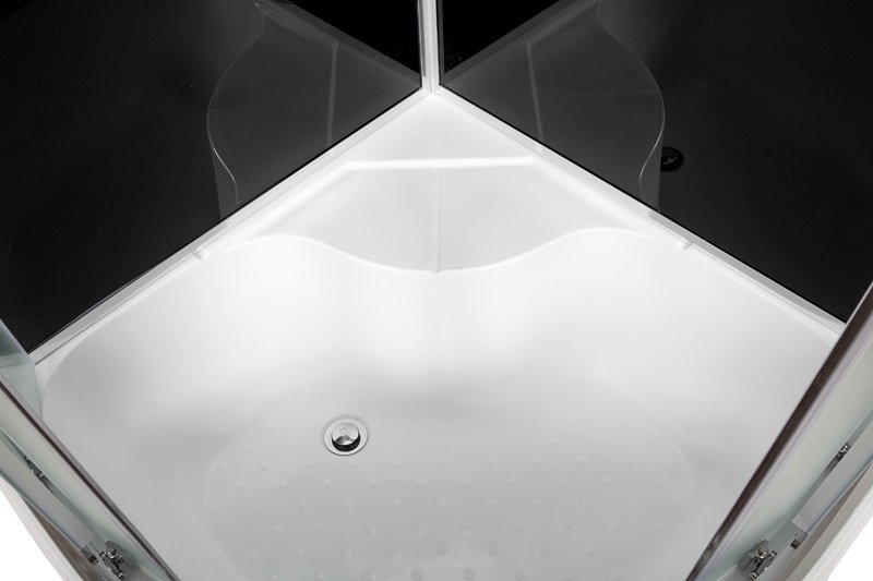 ЕМ1511 L LED с гм. Душевая кабина DETO Серия EM B90 BLACK - Вид №9