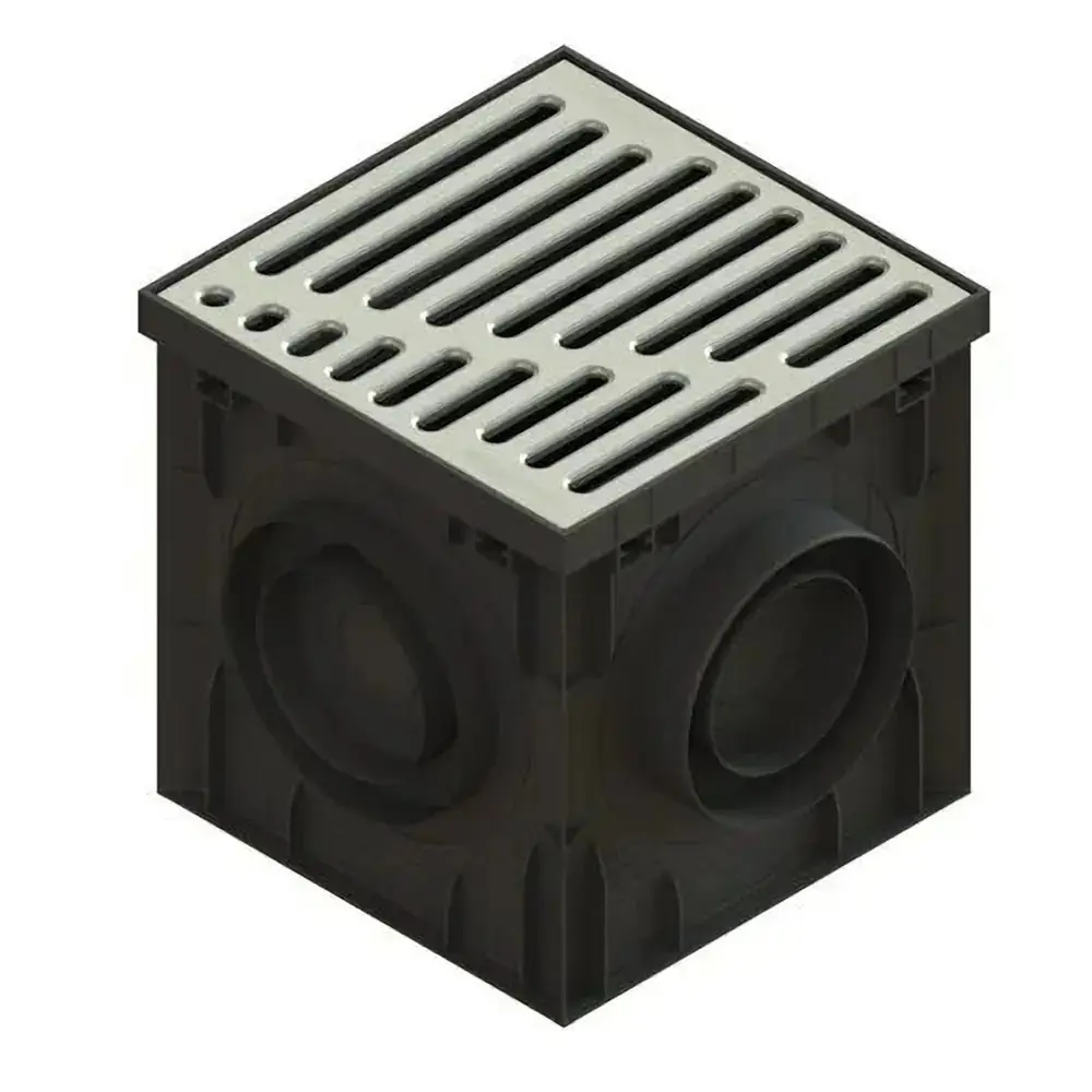 Решетка стальная оцинкованная к дождеприемнику Standartpark Polymax Basic 84347398 STLM-2069493  - Вид №1