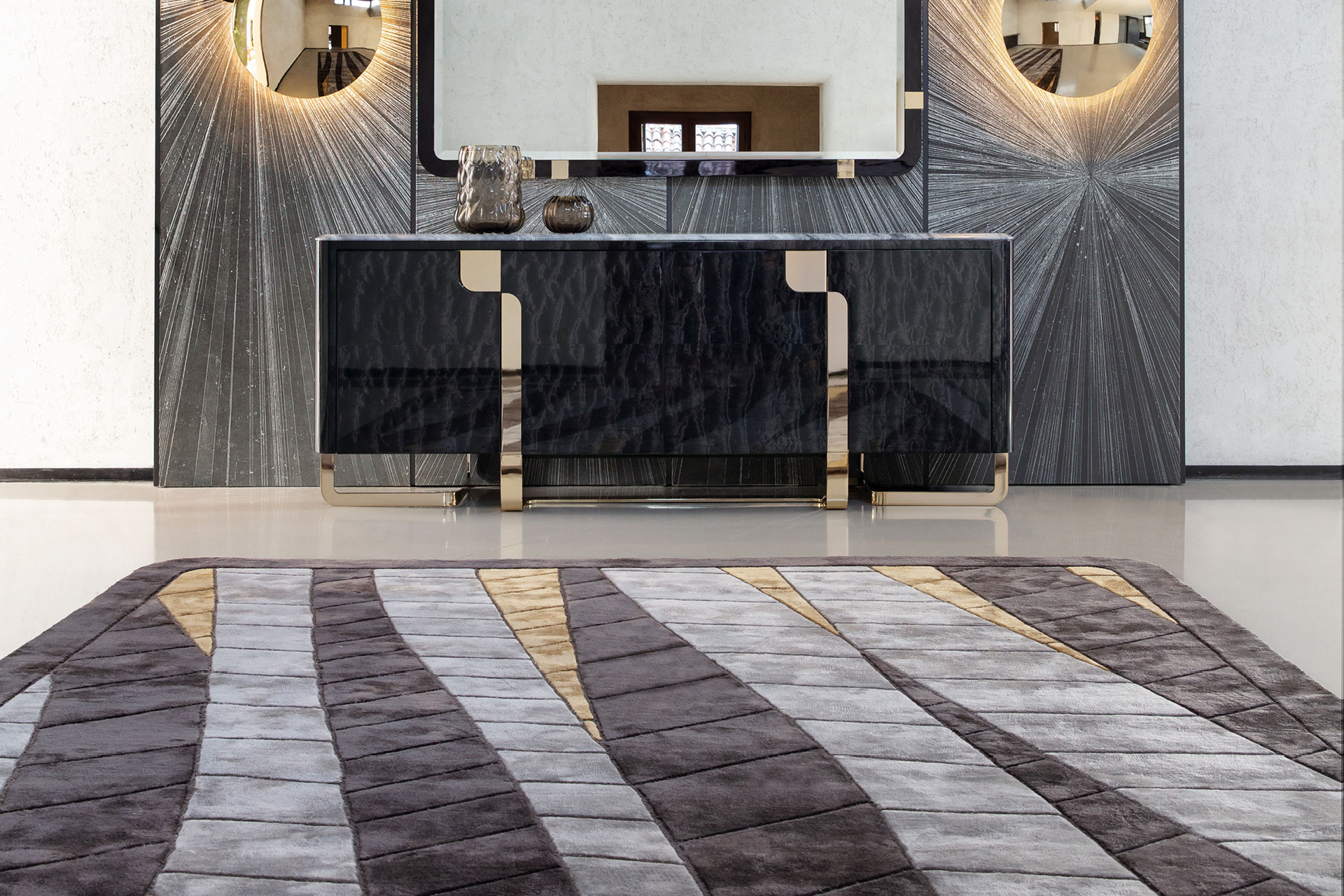 GRST285 Charisma прямоугольный золотой ковер - giorgio collection Декор - Вид №2