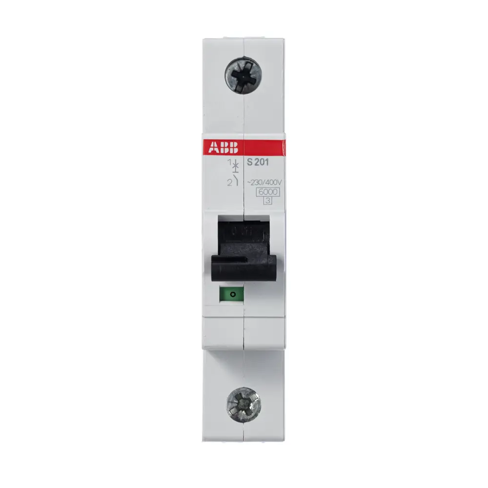 Автоматический выключатель ABB S201 1P C6 А 6 кА 2CDS251001R0064 82175800 STLM-2143162  - Вид №1