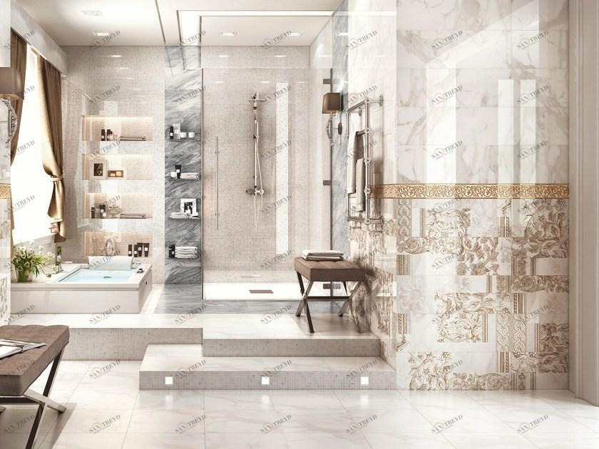 CERAMICA SANT'AGOSTINO Керамическая настенная плитка двойного обжига с белой пастой sun-id-1496182