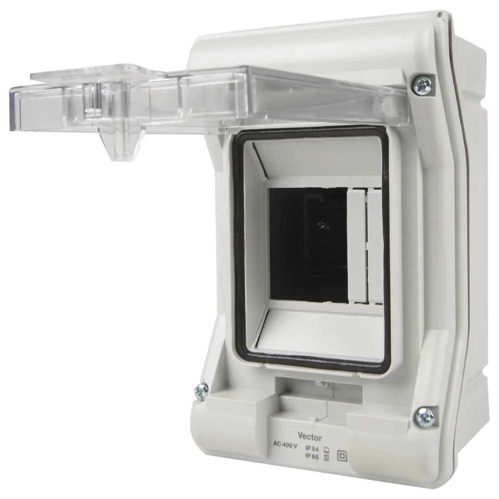 Щит распределительный навесной Hager Vector VS103TD 3 модуля IP65 пластик STLM-2169993 - Вид №1