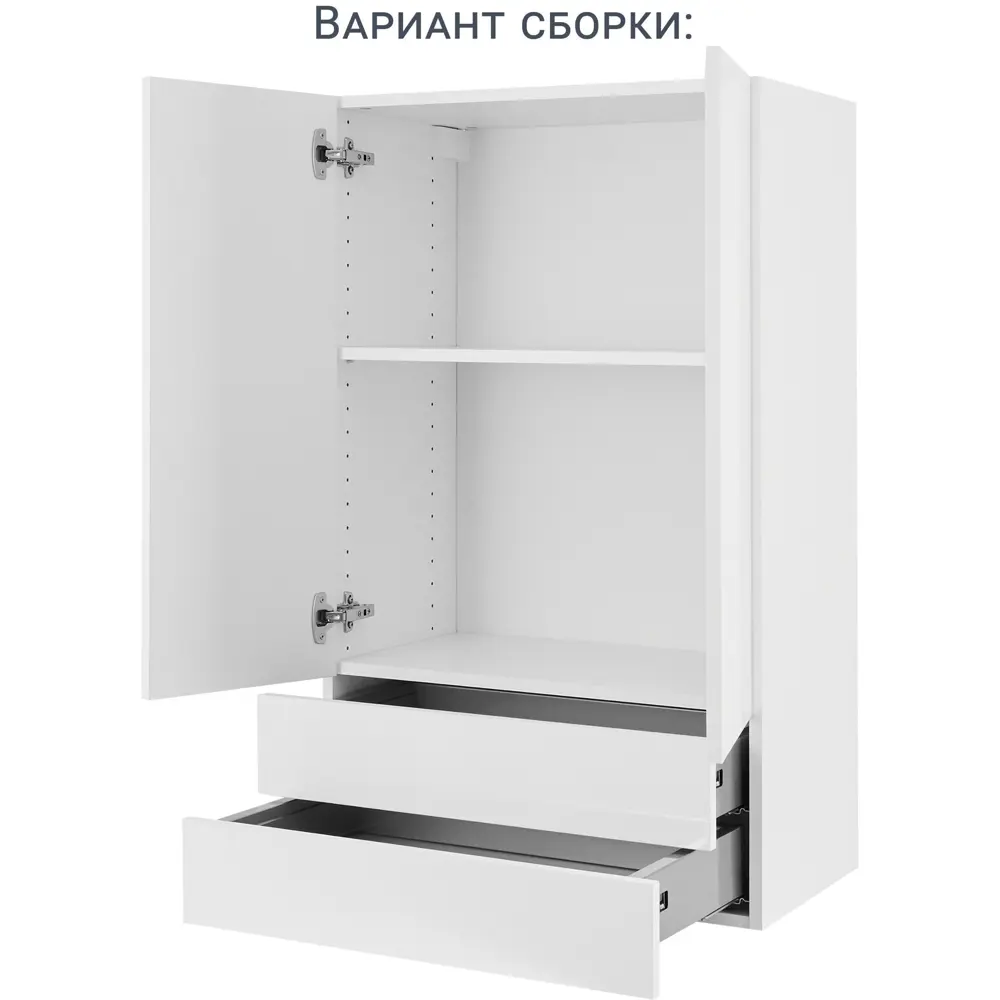 Фасад кухонного шкафа Аша 59.7x12.5 см KONSENSA ДСП цвет белый 89419165 STLM-2041684 - Вид №18