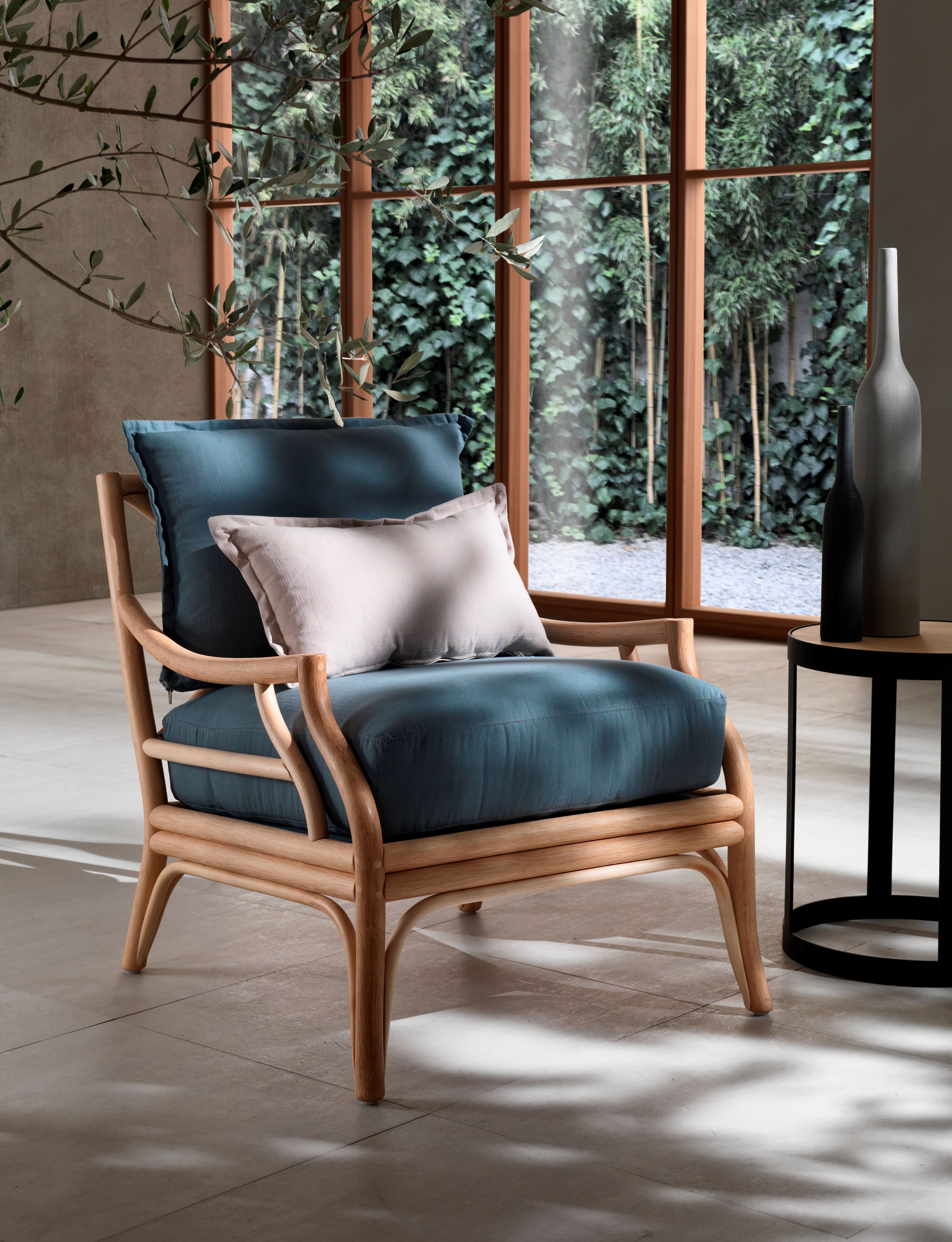 Кресло из ротанга с подлокотниками Mila Maurizi Maison ARCH-00073342 - Вид №7