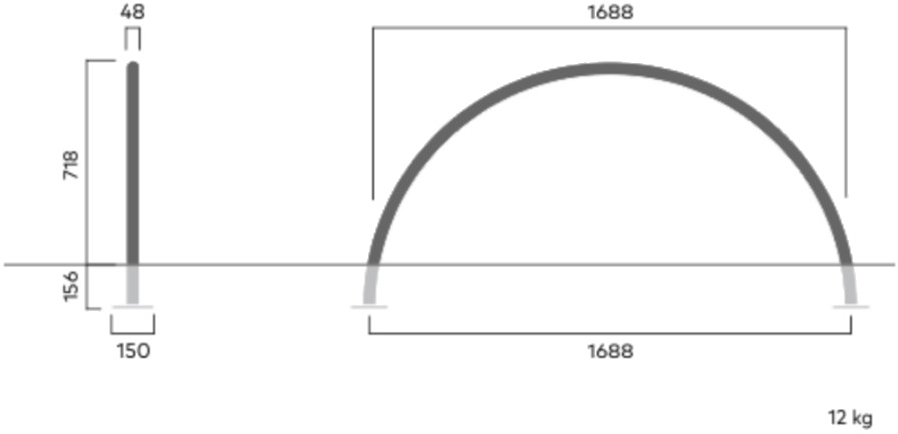 VESTRE Крепление для велосипедов из стали с порошковым покрытием sun-id-1366064 - Вид №10