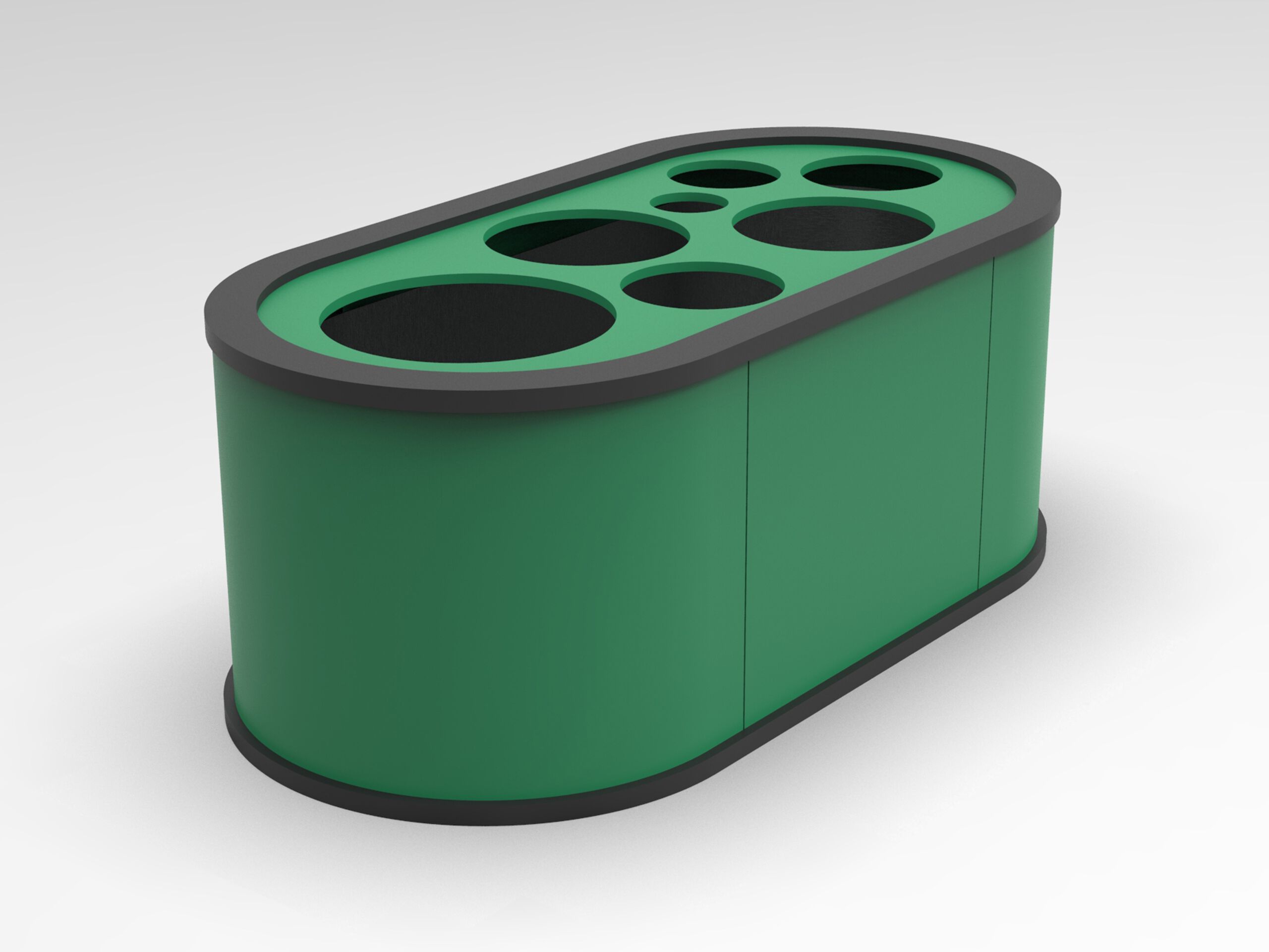 Овальный полиэтиленовый плантатор Donye BOLLICINE ARCH-00072059 - Вид №2