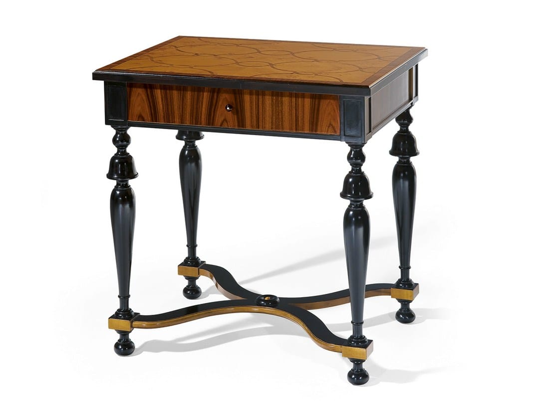 Журнальный столик из инкрустированного Тиса и розового дерева OAK Галерея ARCH-00152383 - Вид №1