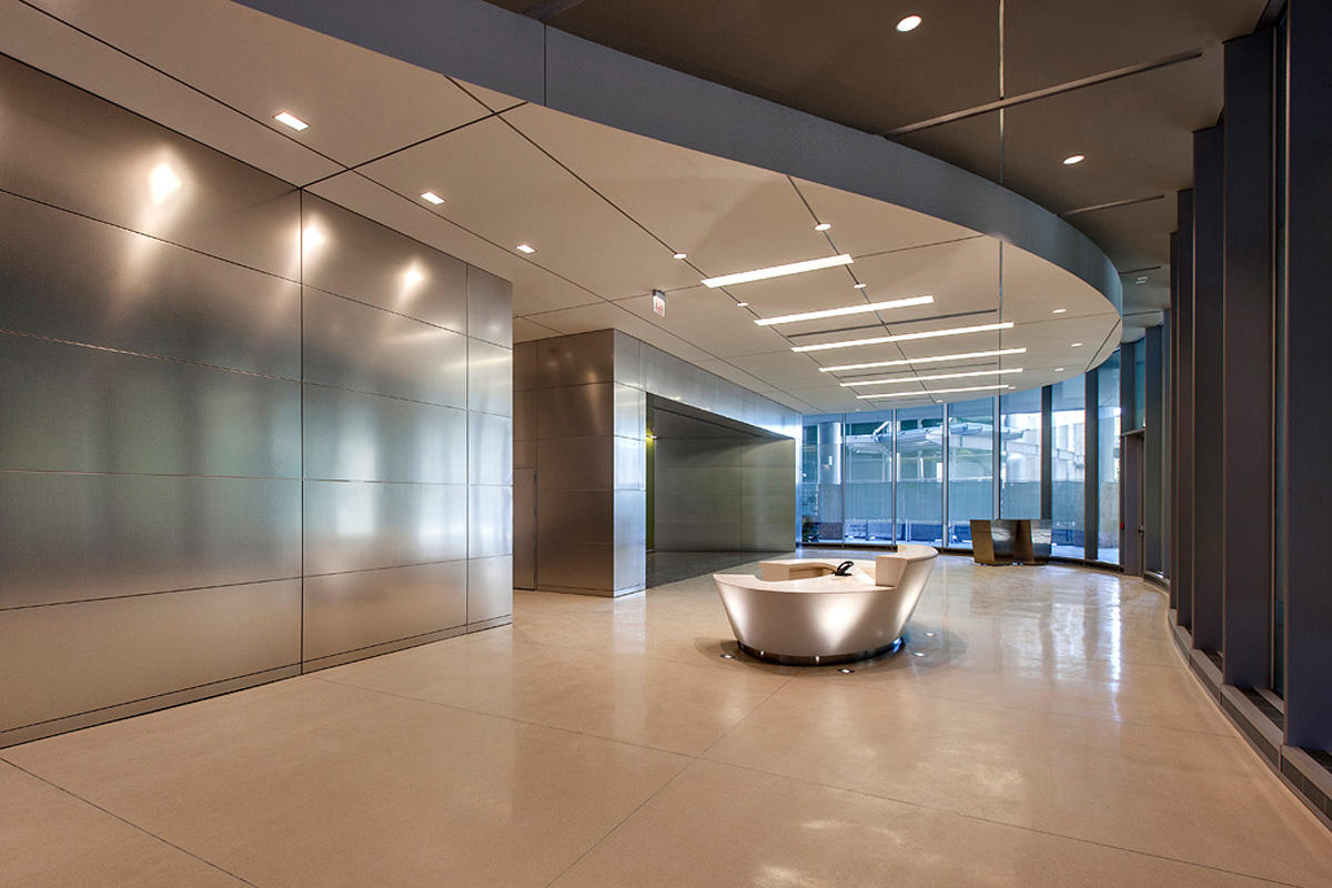 FSRT671 Система облицовки стен Levele глухими панелями; вставки в стекле vivispectra Spectra с индивидуальной прослойкой изображения и стандартной отделкой в ​​общенациональной детской больнице - исследовательский корпус iii, колумбус, штат Огайо Forms-su Forms-surfaces  - Вид №14