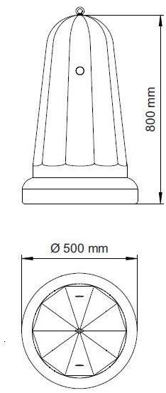 ENCHO ENCHEV - ETE Стационарный бетонный столбик для парковок  14  - Вид №6