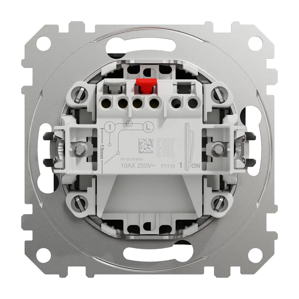 Выключатель встраиваемый Systeme Electric Sedna Design 1 клавиша, цвет антрацит 84830171 STLM-2152894 Sedna Design Elements - Вид №2