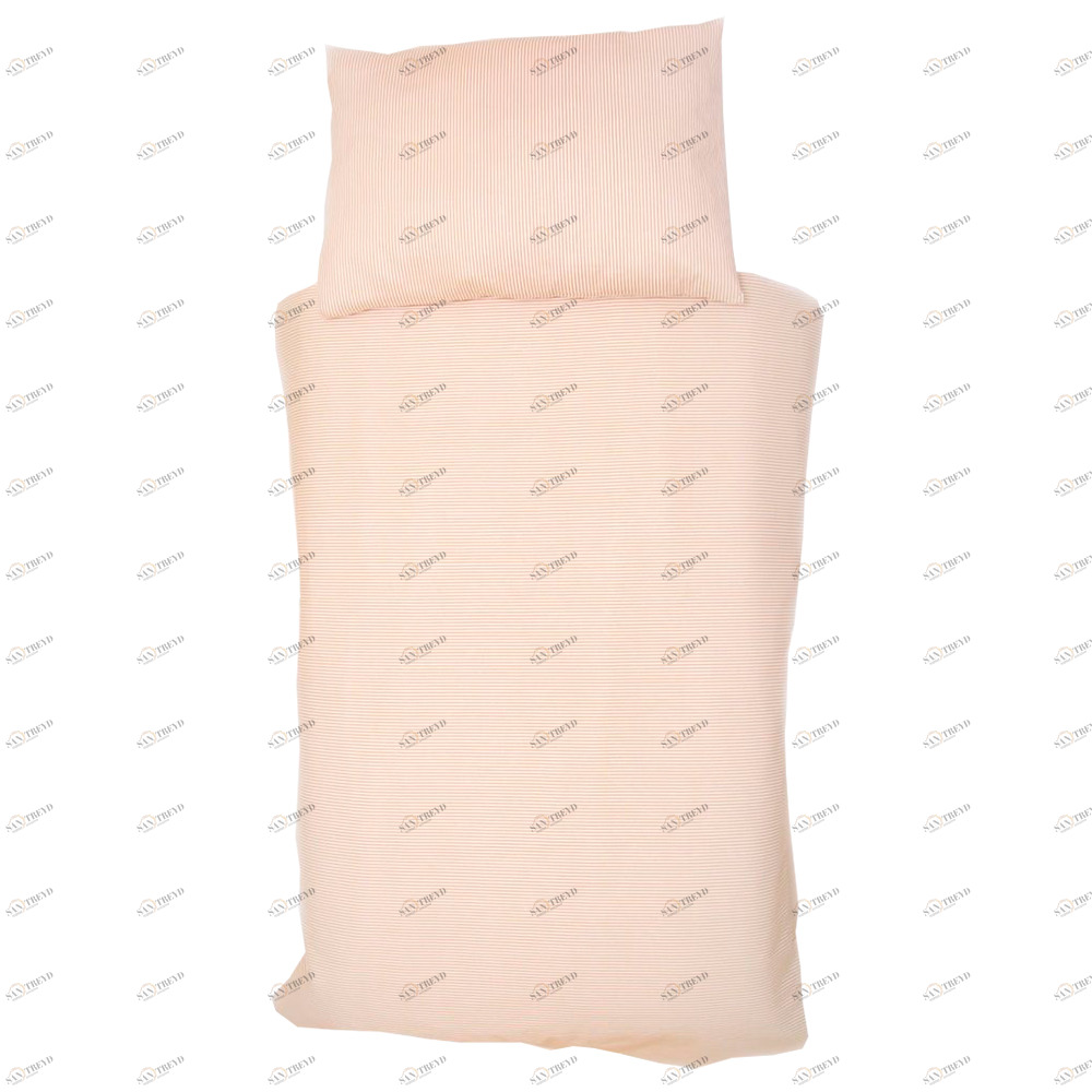 Детское постельное белье "Полоски" бежевое БЕЛЬМАРКО  327421 Розовый Santreyd 