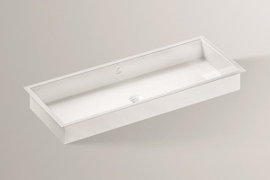 3228701400 Раковина, встраиваемая под столешницу, ub.me1000 , белая, для простого ухода Alape серия ME (Metaphor)