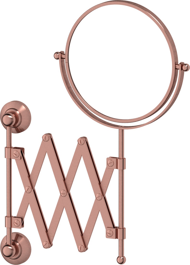 STI 620 Косметическое зеркало двустороннее x2 3SC STILMAR ANTIQUE COPPER Treesseci 3SC