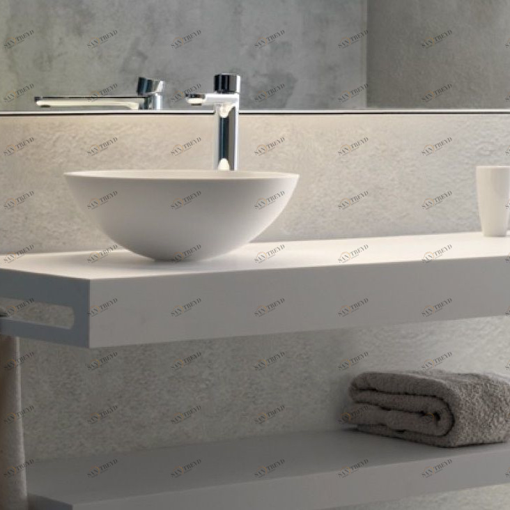 380 Накладная раковина на столешницу  овальная Karol Karolitalia 