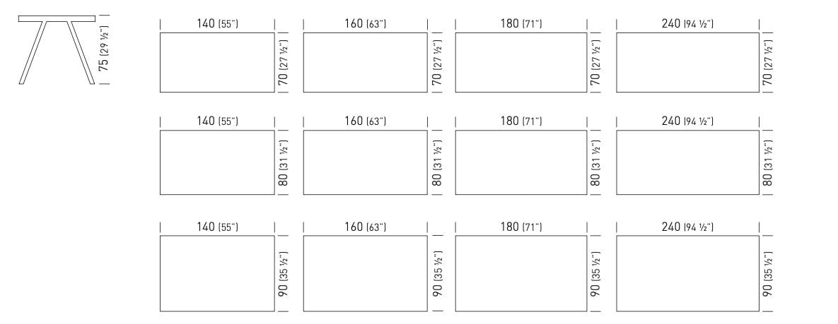 Рабочий стол из ламината GABER Surfy 2027 ARCH-00065571 - Вид №2