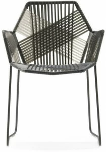 Moroso Стул из плетеной технополимерной проволоки с подлокотниками Tropicalia