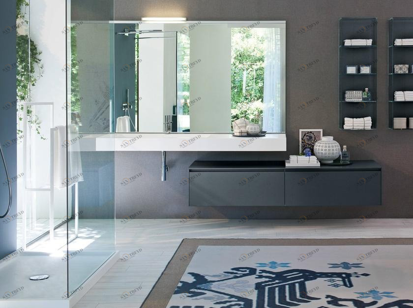 Ideagroup Лаковая тумба под умывальник с ящиками My seventy plus sun-id-1373707