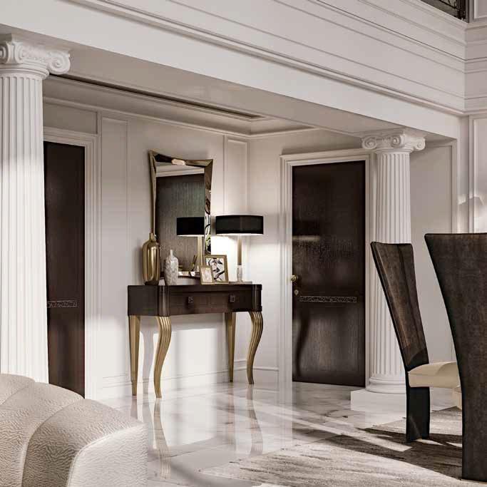 Valderamobili Прямоугольная деревянная консоль с ящиками Aura Auc055 - Вид №2