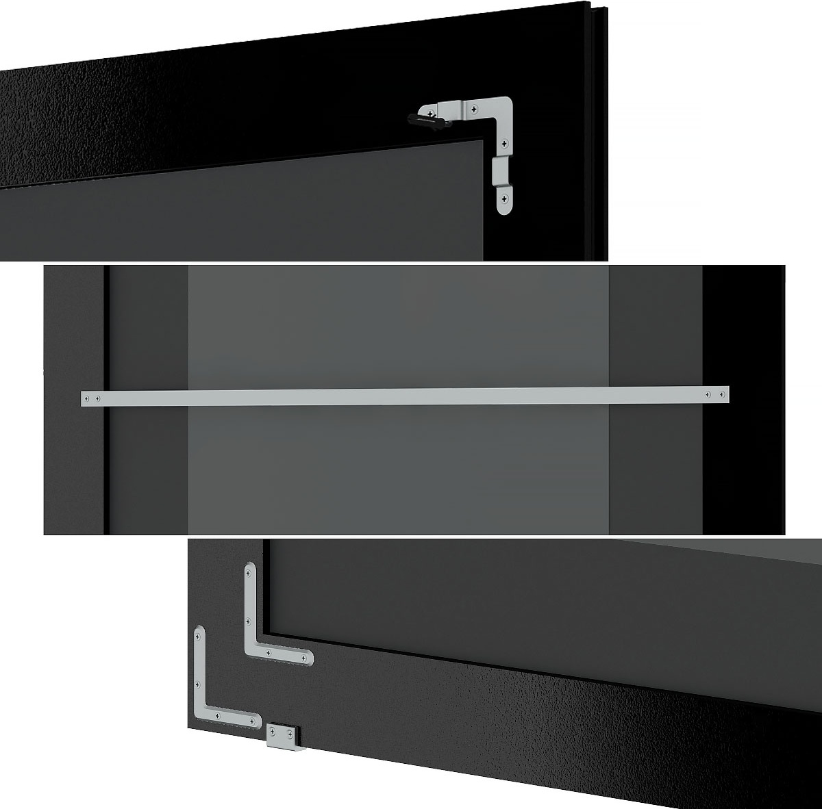 BY 6123 Зеркало напольное с фацетом в багетной раме - травленое серебро 95 mm EVOFORM Exclusive floor - Вид №2