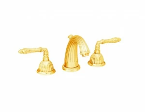 033001.A00.62 Набор для раковины с тремя отверстиями Сатин никель