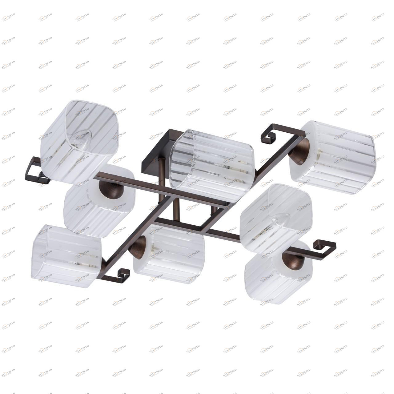 Потолочная люстра De Markt Тетро 673012508 DE MARKT ДИЗАЙНЕРСКИЕ, ТЕТРО 183256 Белый 